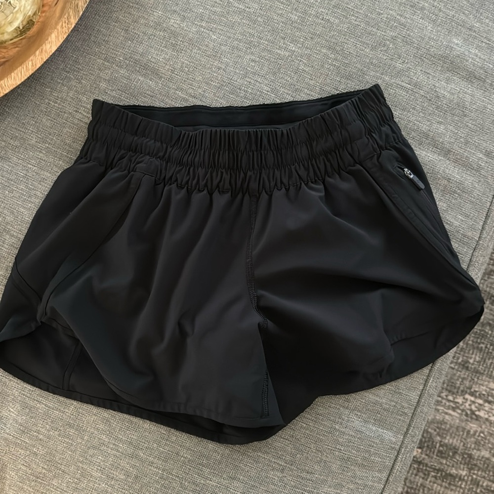 Lululemon running shorts. Low rise size 8